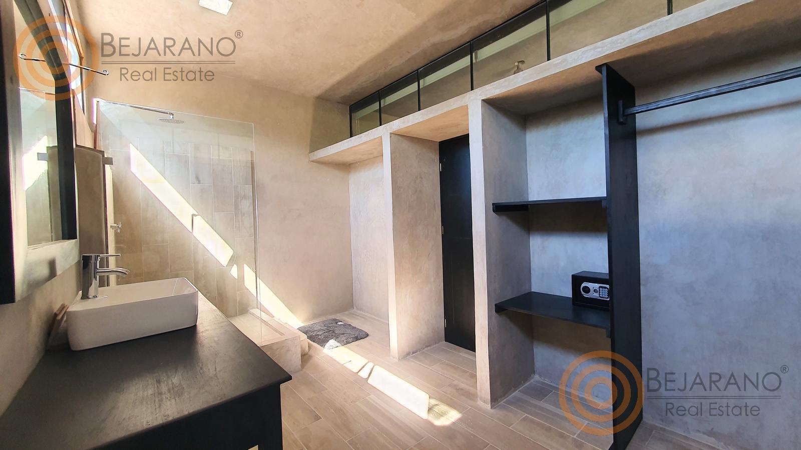 bre-c44-474-9-16 Vestidor con repisas y lavabo en una habitación