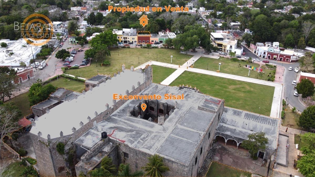 bre-cr-sisal-16 Vista aérea del Convento de San Bernardino y la ubicación de la casa