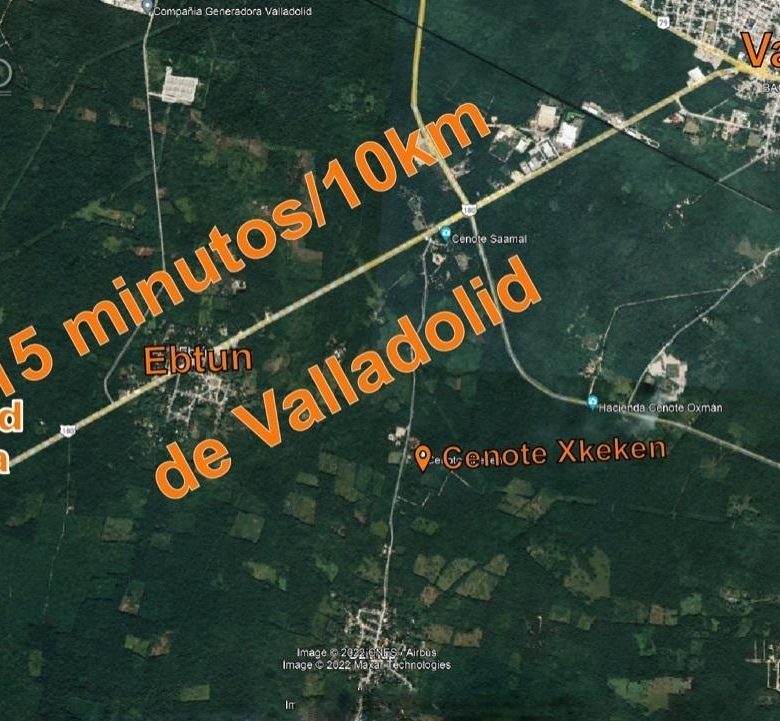 Mapa satelital: el terreno a 10 km y 15 minutos de Valladolid