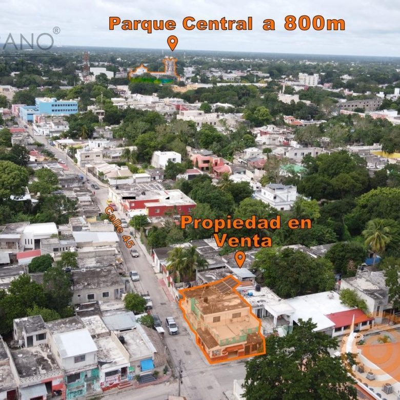 Vista aérea de la propiedad a 800 m del Parque Central de Valladolid