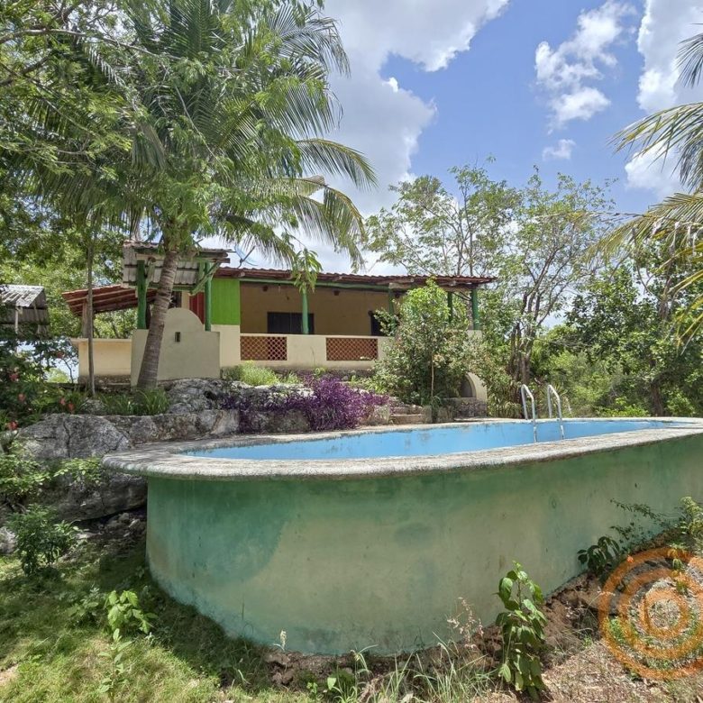 Alberca y casa del rancho en venta en Ebtún, Valladolid, Yucatán